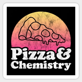 Pizza Lover Pizza and Chemistry Sticker